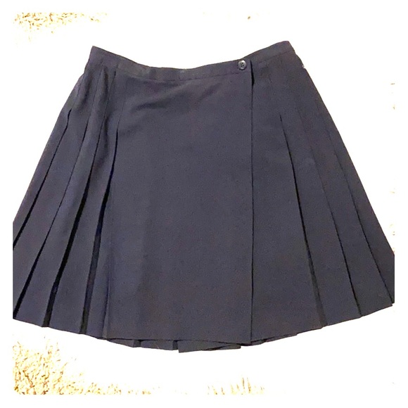 Calvin Klein Dresses & Skirts - Calvin Klein 100% wool pleated wrap skirt